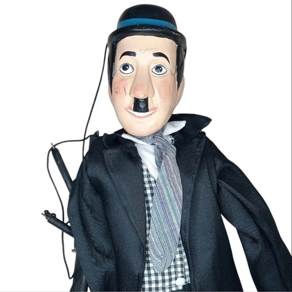 Vintage Charlie Chaplin Wooden Marionette doll - Picture 3 of 5